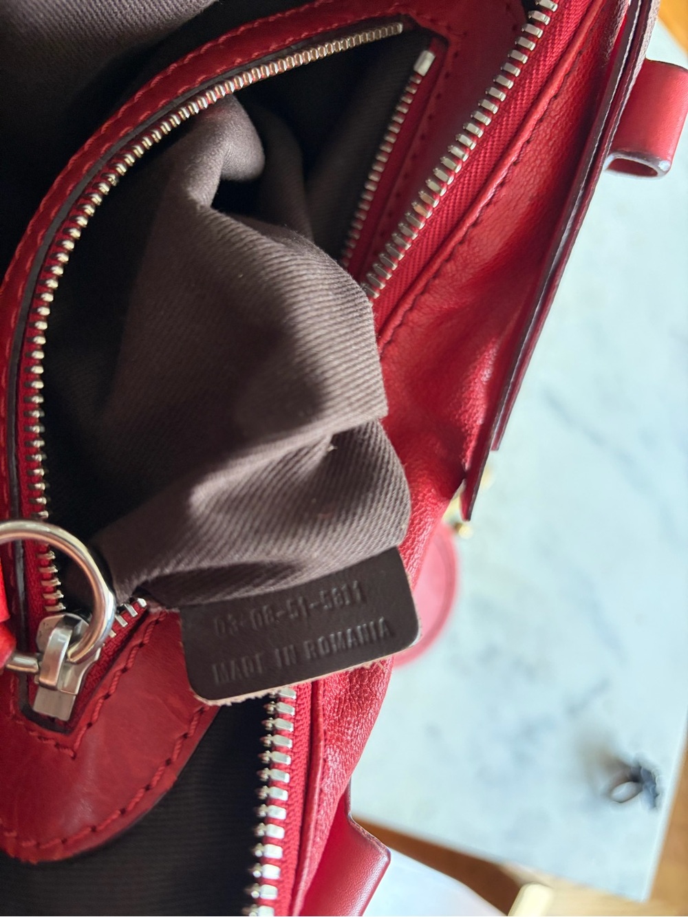 Vintage Designer Chloé Kerala Red Leather Satchel Bag – Excellent Condition - Picture 7 of 7